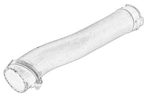 Przewód powietrza doładowujacego 9805006880