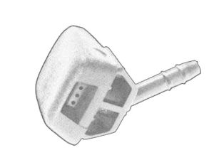 Dysza spryskiwacza szyby czołowej 735511309