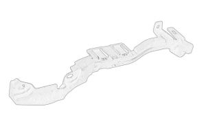 Elementy pokrywy silnika 654569