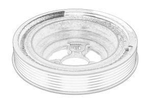 Koło pasowe wału korbowego 9827890780