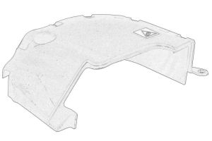 Pokrywa paska rozrządu 55201774