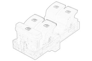 Przełącznik podnośnika szyby 5G0 959 857GIHA