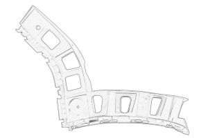 Mocowanie zderzaka 5N0 807 394A