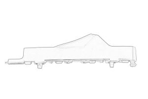 Mocowanie zderzaka 7E0 807 184B