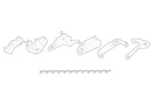 Zestaw naprawczy, reflektor 93189271