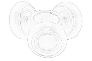 Przegub trójpalczasty półosi 46308126