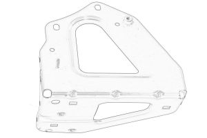 Zestaw montażowy błotnika 4F0 821 135B