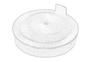 Szkło reflektora świateł przednich 9827734780