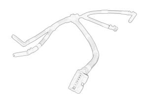 Zestaw przewodów zapłonowych 55189813