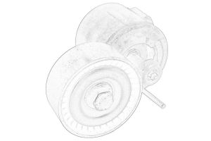 Napinacz paska wieloklinowego 55282321