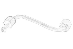 Przewód wysokiego ciśnienia układu wtryskowego 9840293580