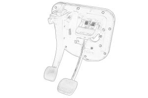 Pedał hamulca 5801259320