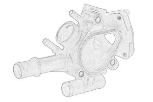 Korpus termostatu 77 00 116 078