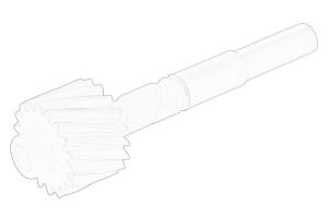 Wałek napędu prędkościomierza 82 00 043 849