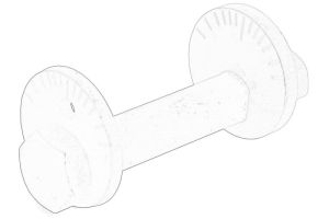 Śruba do regulacji pochylenia koła MR418739Z