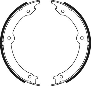 Szczęki hamulca postojowego kpl. C02085ABE