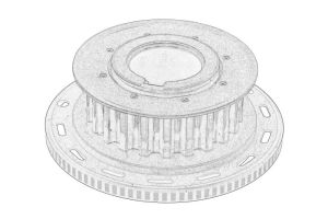 Koło zębate wału korbowego 9817681980