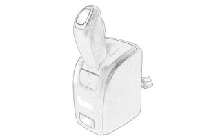 Dźwignia zmiany biegów VO22583045