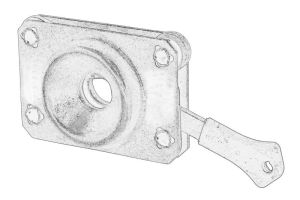 Zamek pokrywy silnika VO20425414