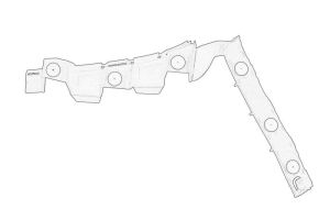 Mocowanie zderzaka 14 06 209