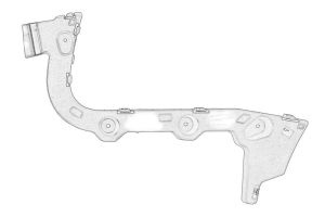 Mocowanie zderzaka 1740114