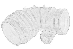 Rura wlotowa doprowadzenia powietrza 13 71 1 708 834