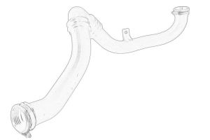 Przewód powietrza doładowujacego 1521483