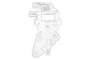 Zasobnik podciśnienia rozdzielacza zapłonu 04L 129 061A