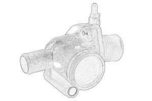 Termostat środka chłodzącego 1633900