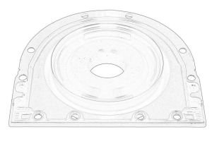 Uszczelniacz wału korbowego 2418F704