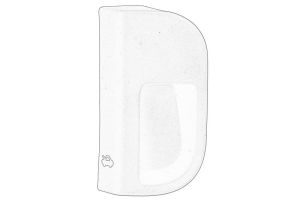 Uchwyt otwierania pokrywy komory silnika 1685324380