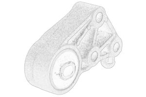 Wspornik zawieszenia silnika 24463130