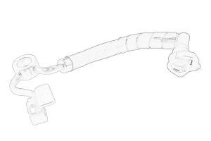 Przewód paliwowy elastyczny 23901-26040