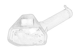 Dysza spryskiwacza świateł przednich 13258408