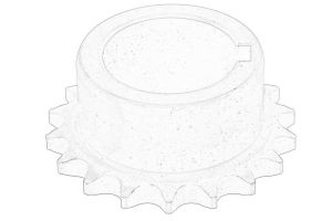 Koło zębate pompy oleju 051383