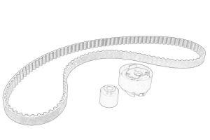 Zestaw paska rozrządu 1654516080