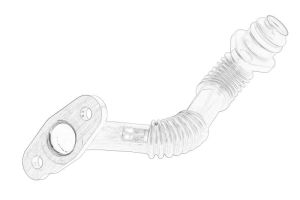 Przewód olejowy turbosprężarki 1897340