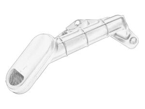 Rurka ssąca pompy olejowej 101873