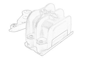 Zawieszenie manualnej skrzyni biegów 1840043