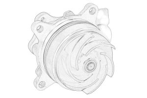 Pompa cieczy chłodzącej 2541084