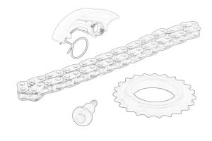 Wirnik pompy cieczy chłodzącej 15 0A 067 27R