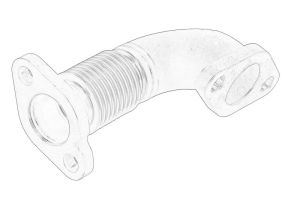 Przewód zaworu EGR 04L 131 521BH