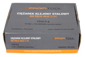 Ciężarek 0XAW FE12X2.5S ZNP