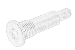 Sworzeń listwy prowadzącej łańcucha rozrządu 082027