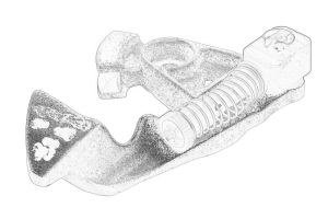 Element wybieraka skrzyni biegów 1K0 711 046Q
