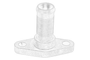 Przewód olejowy turbosprężarki 037945