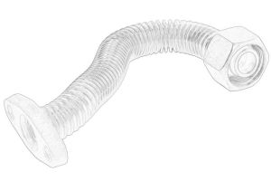 Przewód olejowy turbosprężarki 1607995780