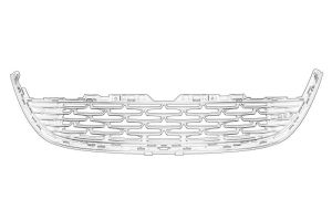 Atrapa chłodnicy (grill) 13387326