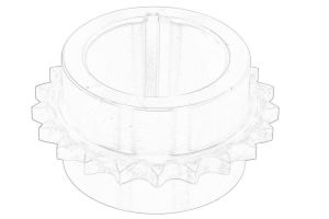 Koło zębate wałka rozrządu 25182957