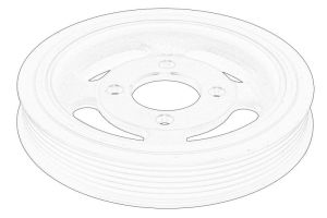 Koło pasowe wału korbowego 25181468